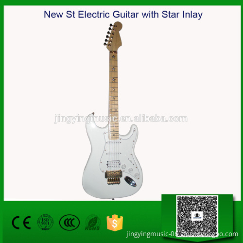 New St Electric Guitar with Star Inlay